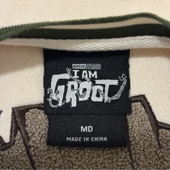 I AM GROOT Marvel Studios 2-Toned Trimmed Cuffs | Medium - Picture 4 of 5